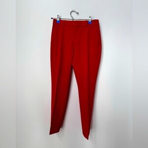 Banana Republic Avery Cropped Red Dress Pants